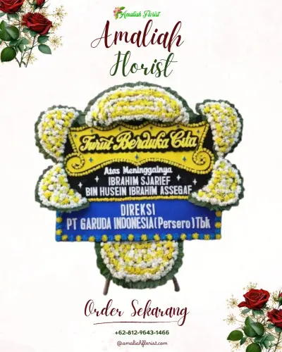 Papan Bunga Duka di Kiaracondong